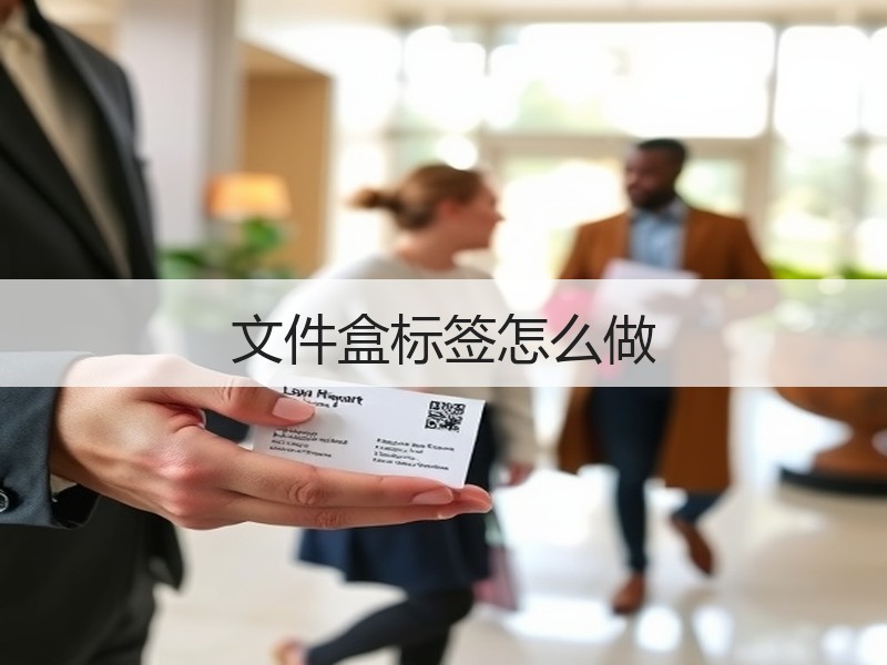 文件盒标签怎么做 - 诺云壹观办公网