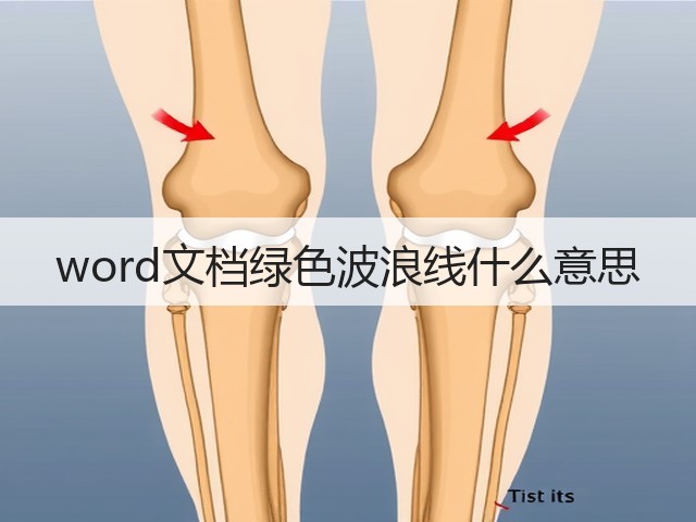 word文档绿色波浪线什么意思(图1) word文档绿色波浪线什么意思(图1)