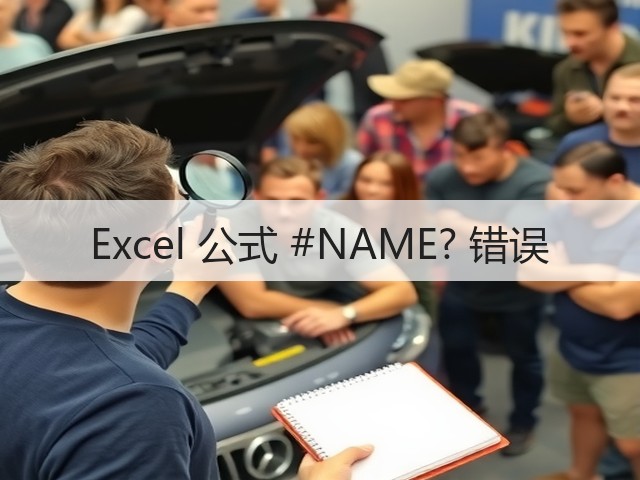 Excel 公式 #NAME? 错误(图1) Excel 公式 #NAME? 错误(图1)