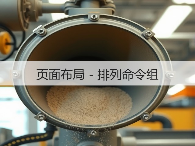 页面布局 - 排列命令组(图1)
