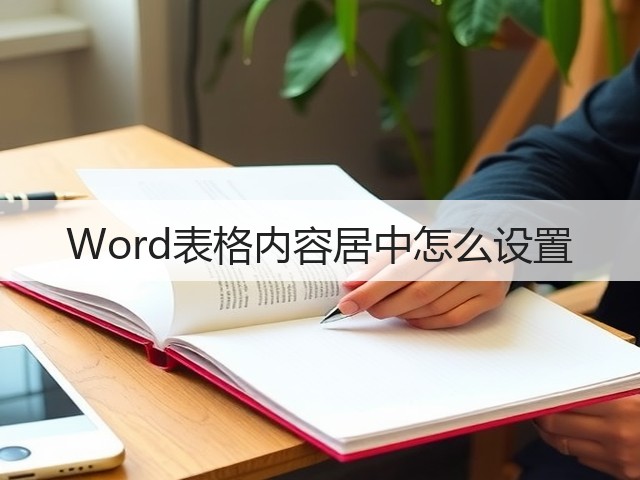 Word表格内容居中怎么设置(图3) Word表格内容居中怎么设置(图3)