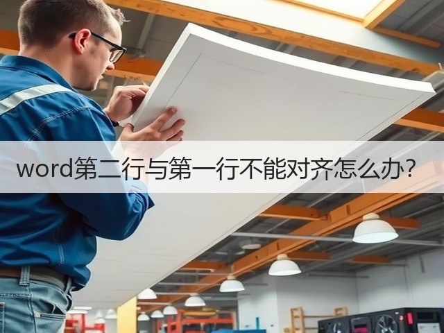 word第二行与第一行不能对齐怎么办?(图3) word第二行与第一行不能对齐怎么办?(图3)