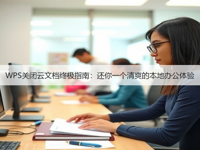 WPS关闭云文档终极指南：还你一个清爽的本地办公体验(图3)