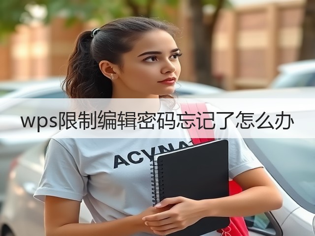 wps限制编辑密码忘记了怎么办(图2)