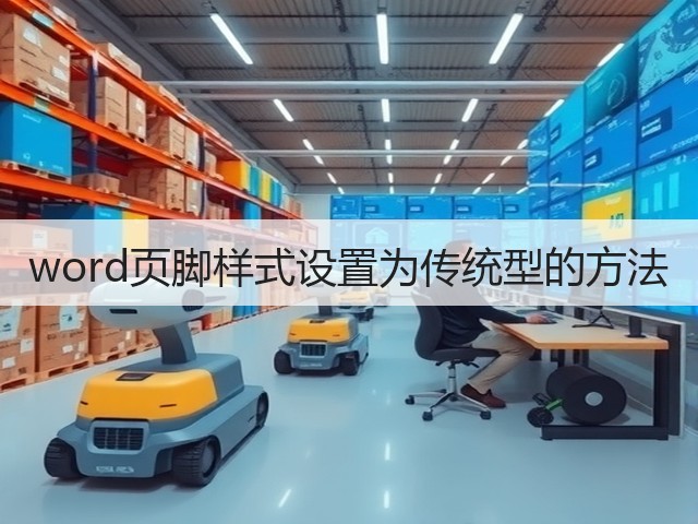 word页脚样式设置为传统型的方法(图2) word页脚样式设置为传统型的方法(图2)