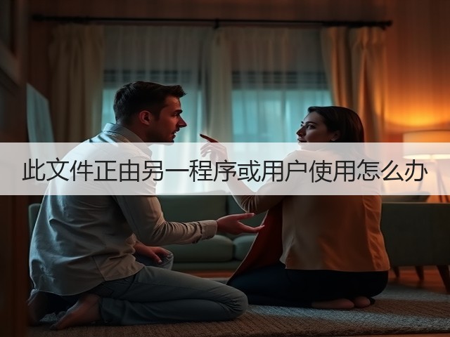 此文件正由另一程序或用户使用怎么办(图2)