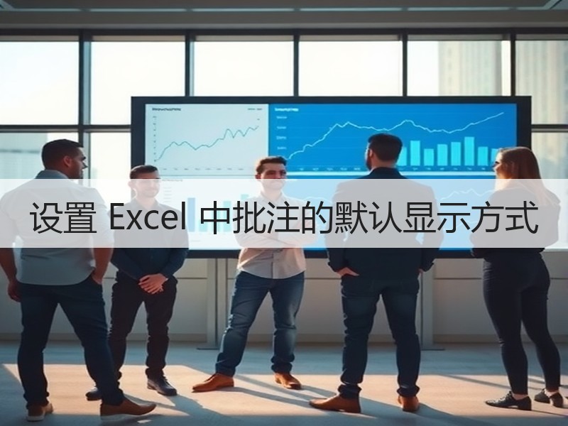 设置 Excel 中批注的默认显示方式 - 诺云壹观办公网