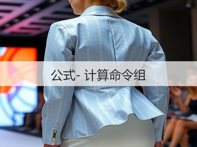 公式- 计算命令组(图1)