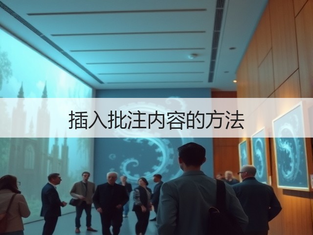 插入批注内容的方法(图1) 插入批注内容的方法(图1)