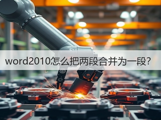 word2010怎么把两段合并为一段？(图2)