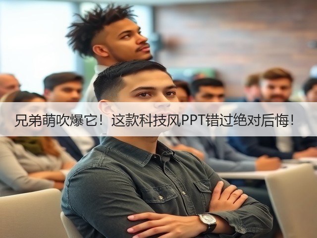 兄弟萌吹爆它!这款科技风PPT错过绝对后悔!(图2) 兄弟萌吹爆它!这款科技风PPT错过绝对后悔!(图2)