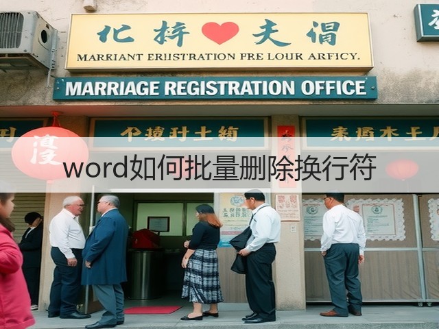 word如何批量删除换行符(图1)