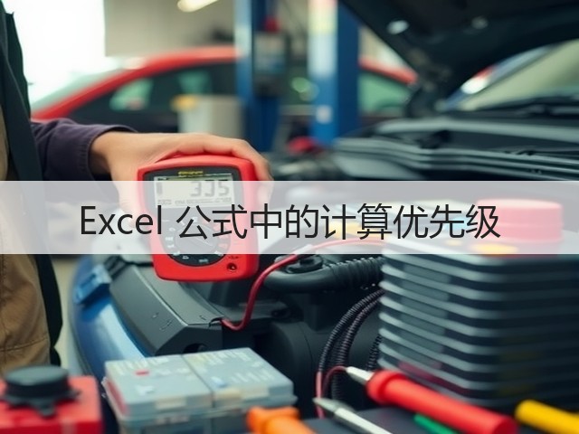 Excel 公式中的计算优先级(图3) Excel 公式中的计算优先级(图3)