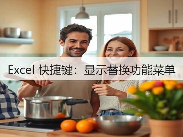 Excel 快捷键：显示替换功能菜单(图2)