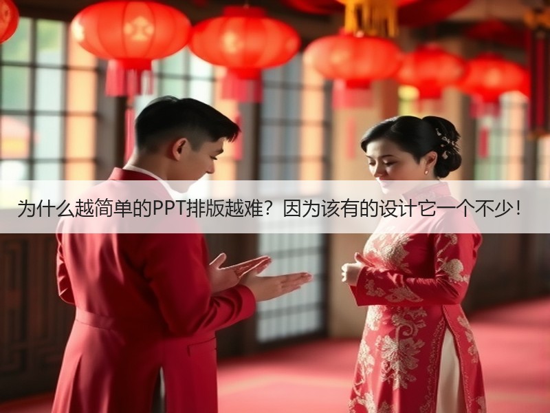 为什么越简单的PPT排版越难？因为该有的设计它一个不少！ - 诺云壹观办公网