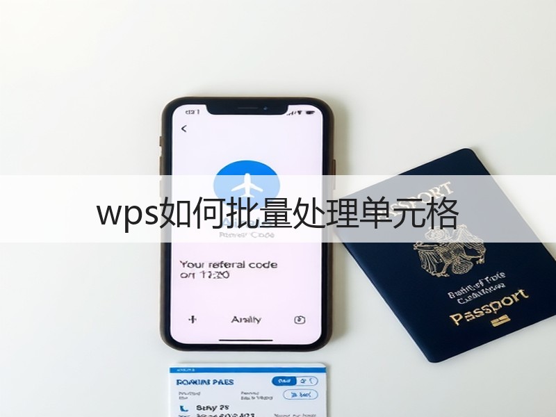 wps如何批量处理单元格 - 诺云壹观办公网