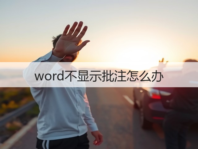 word不显示批注怎么办(图1)