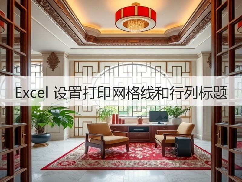 Excel 设置打印网格线和行列标题 - 诺云壹观办公网