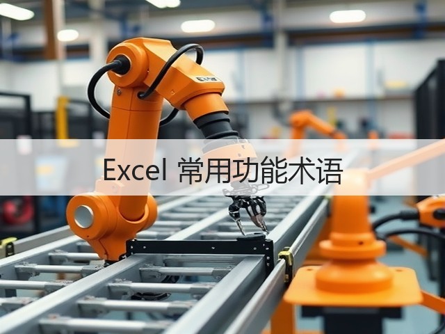 Excel 常用功能术语(图1) Excel 常用功能术语(图1)