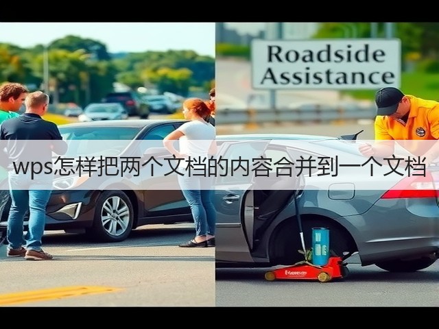 wps怎样把两个文档的内容合并到一个文档(图3)