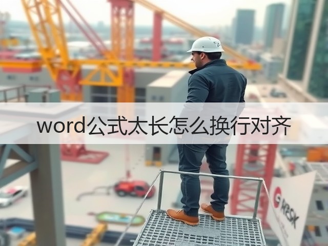 word公式太长怎么换行对齐(图3) word公式太长怎么换行对齐(图3)
