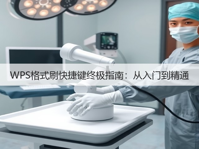WPS格式刷快捷键终极指南:从入门到精通(图2) WPS格式刷快捷键终极指南:从入门到精通(图2)