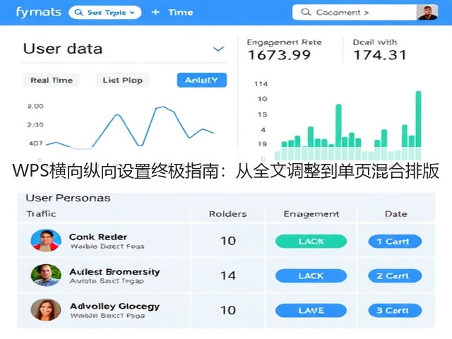 WPS横向纵向设置终极指南：从全文调整到单页混合排版(图1)