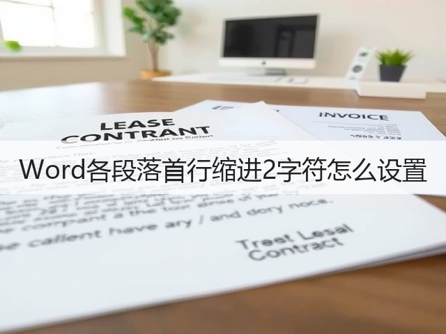 Word各段落首行缩进2字符怎么设置(图3) Word各段落首行缩进2字符怎么设置(图3)