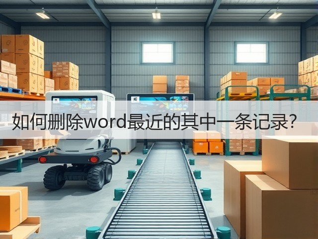 如何删除word最近的其中一条记录?(图3) 如何删除word最近的其中一条记录?(图3)