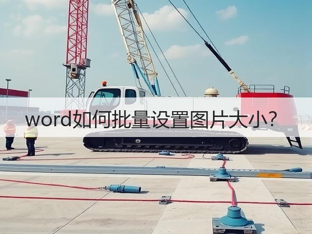 word如何批量设置图片大小?(图1) word如何批量设置图片大小?(图1)