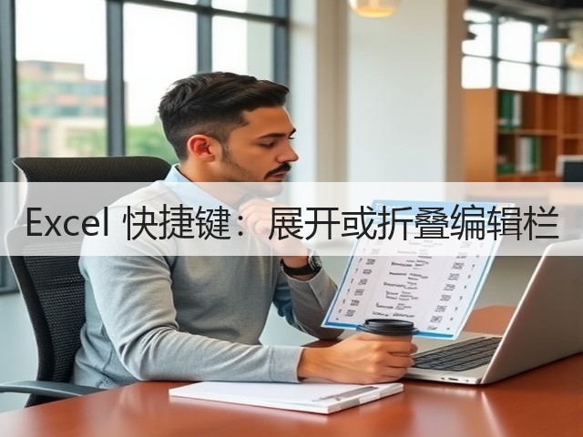Excel 快捷键:展开或折叠编辑栏(图1) Excel 快捷键:展开或折叠编辑栏(图1)