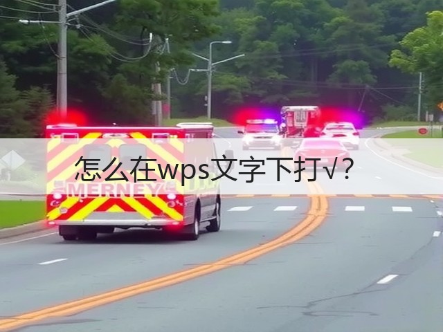 怎么在wps文字下打√?(图1) 怎么在wps文字下打√?(图1)