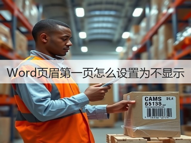 Word页眉第一页怎么设置为不显示(图1) Word页眉第一页怎么设置为不显示(图1)