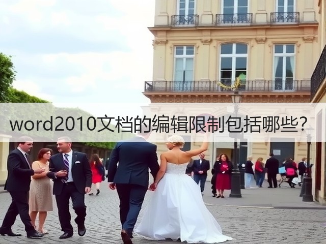 word2010文档的编辑限制包括哪些?(图1) word2010文档的编辑限制包括哪些?(图1)