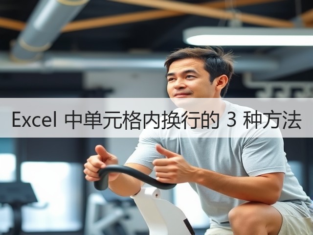Excel 中单元格内换行的 3 种方法(图1) Excel 中单元格内换行的 3 种方法(图1)