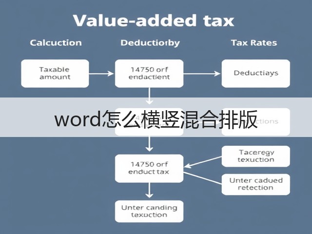 word怎么横竖混合排版(图1)