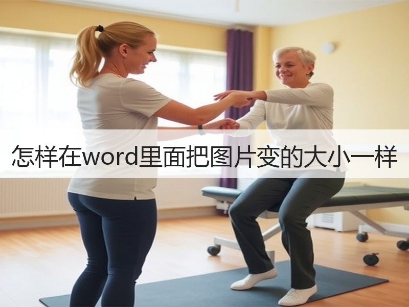 怎样在word里面把图片变的大小一样 - 诺云壹观办公网