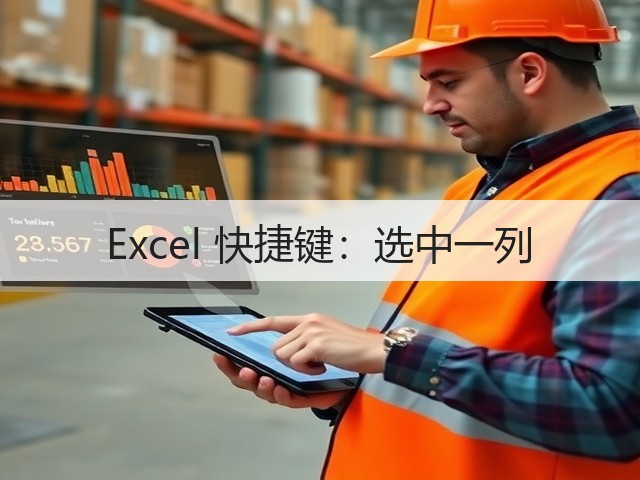 Excel 快捷键:选中一列(图3) Excel 快捷键:选中一列(图3)