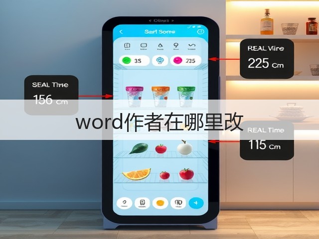 word作者在哪里改(图3) word作者在哪里改(图3)