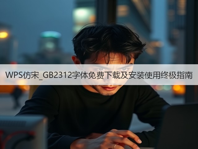 WPS仿宋_GB2312字体免费下载及安装使用终极指南(图3) WPS仿宋_GB2312字体免费下载及安装使用终极指南(图3)