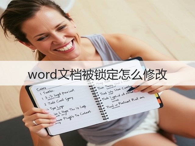 word文档被锁定怎么修改(图1) word文档被锁定怎么修改(图1)