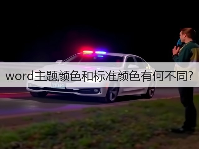 word主题颜色和标准颜色有何不同?(图2) word主题颜色和标准颜色有何不同?(图2)