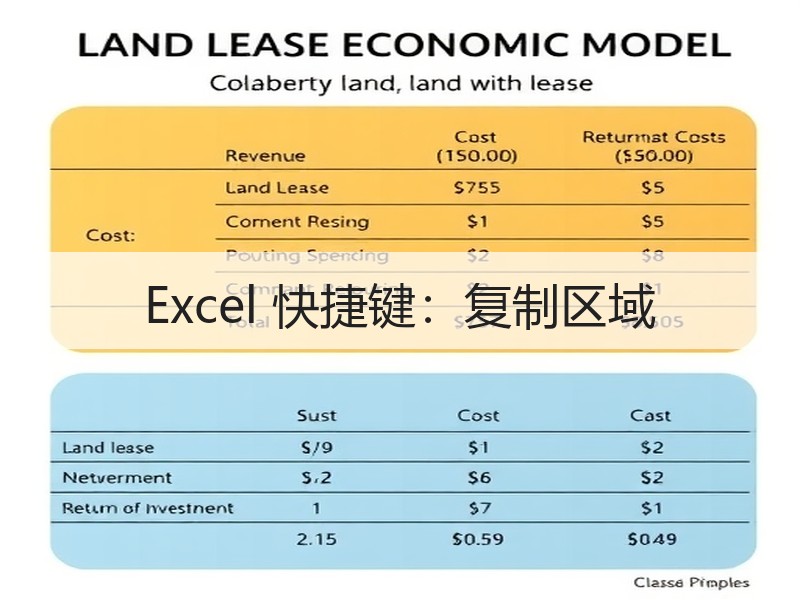 Excel 快捷键：复制区域 - 诺云壹观办公网