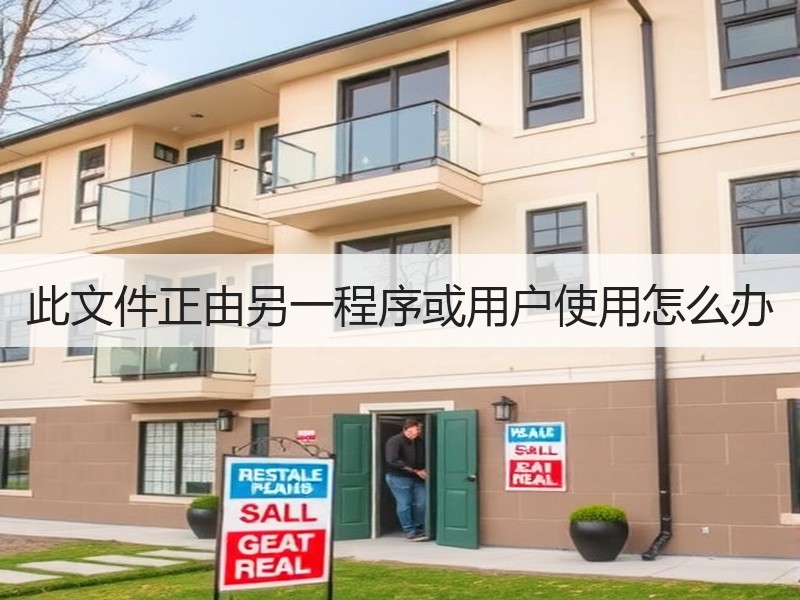 此文件正由另一程序或用户使用怎么办 - 诺云壹观办公网