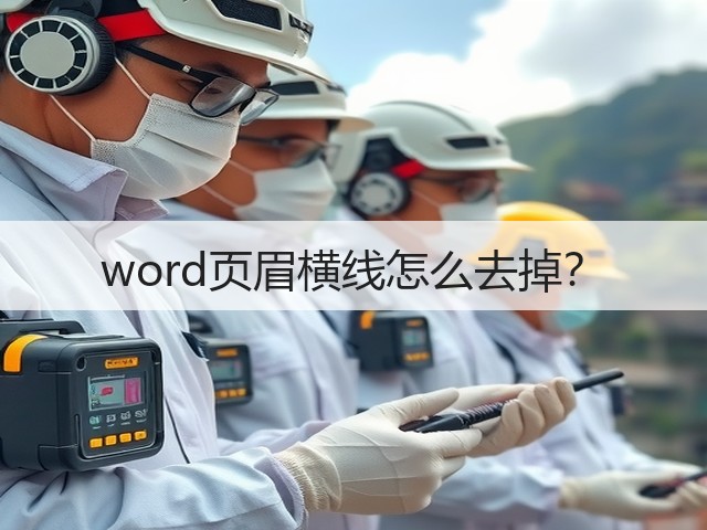 word页眉横线怎么去掉?(图3) word页眉横线怎么去掉?(图3)