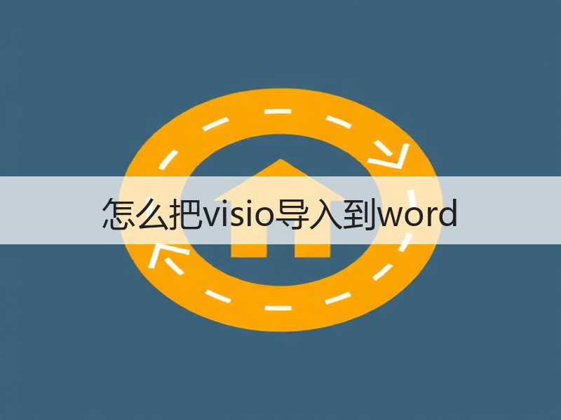 怎么把visio导入到word - 诺云壹观办公网