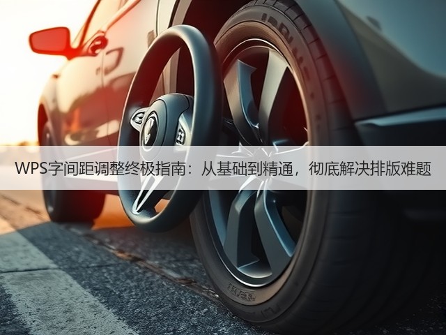 WPS字间距调整终极指南:从基础到精通,彻底解决排版难题(图3) WPS字间距调整终极指南:从基础到精通,彻底解决排版难题(图3)