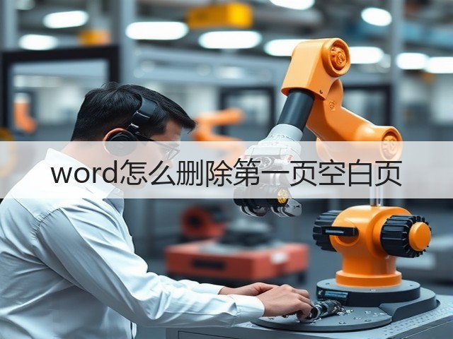 word怎么删除第一页空白页(图1) word怎么删除第一页空白页(图1)