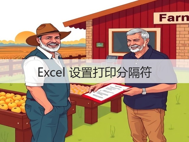 Excel 设置打印分隔符(图2) Excel 设置打印分隔符(图2)