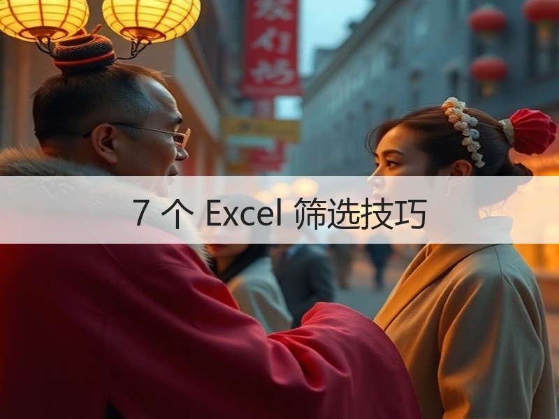 7 个 Excel 筛选技巧 - 诺云壹观办公网
